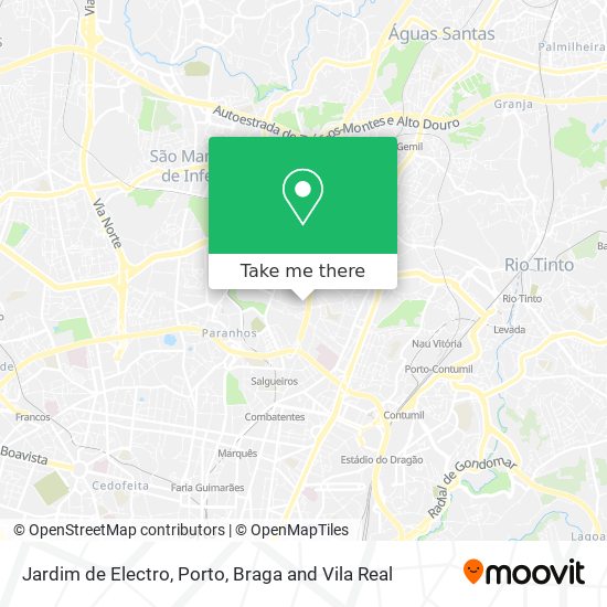 Jardim de Electro map