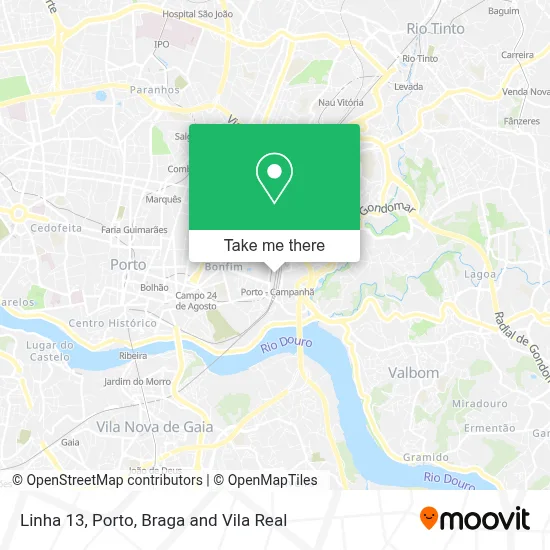 Linha 13 map
