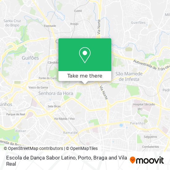 Escola de Dança Sabor Latino mapa