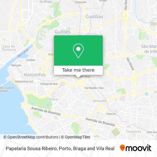 Papelaria Sousa Ribeiro mapa