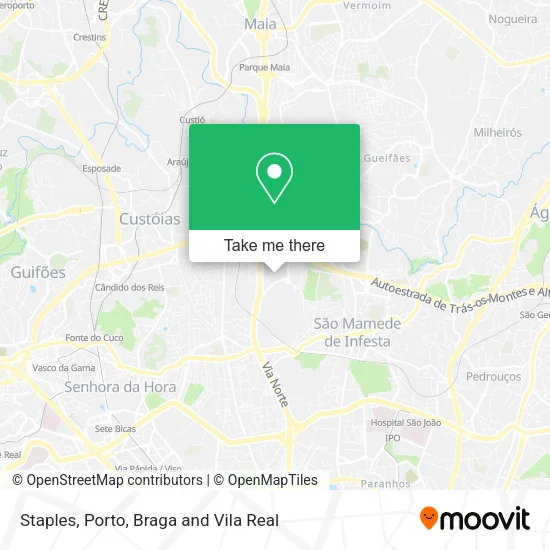 Staples map