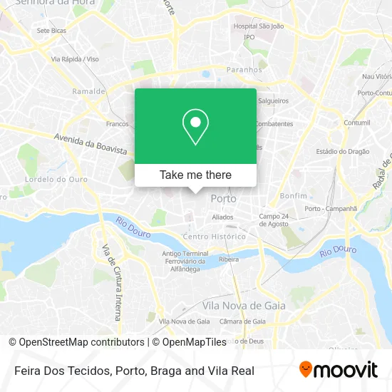 Feira Dos Tecidos map