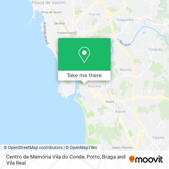 Centro de Memória Vila do Conde map