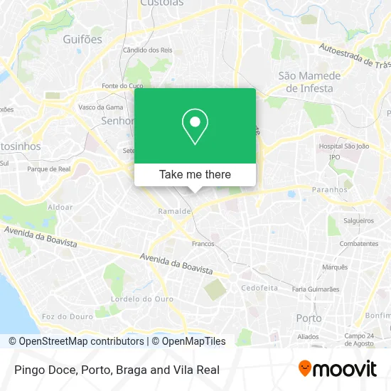 Pingo Doce map
