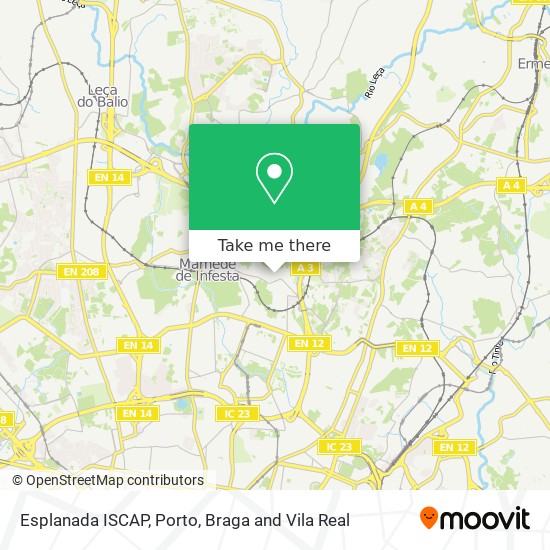 Esplanada ISCAP map