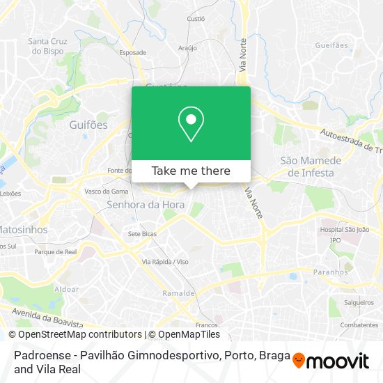 Padroense - Pavilhão Gimnodesportivo map