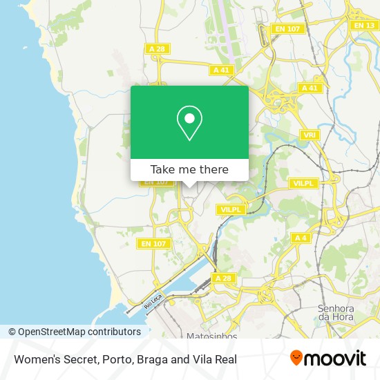 Women's Secret mapa