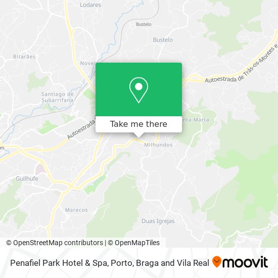 Penafiel Park Hotel & Spa mapa