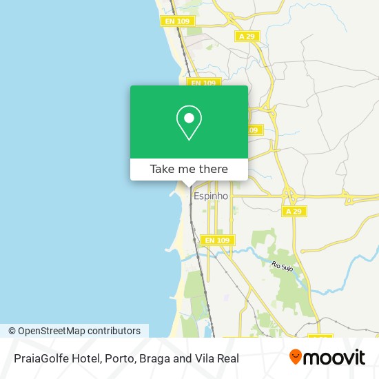 PraiaGolfe Hotel map