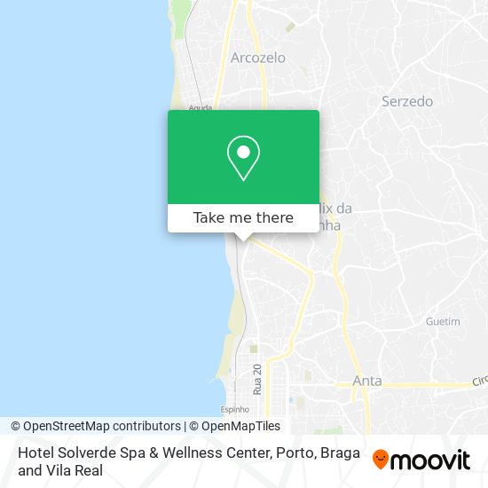 Hotel Solverde Spa & Wellness Center map