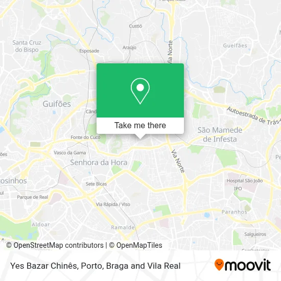 Yes Bazar Chinês map