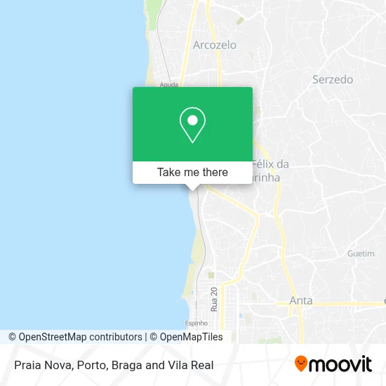 Praia Nova map