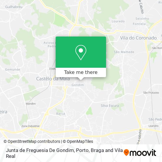 Junta de Freguesia De Gondim map