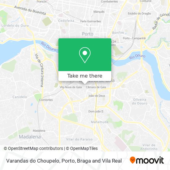 Varandas do Choupelo map