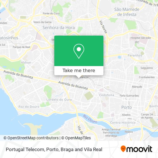 Portugal Telecom map