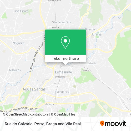 Rua do Calvário map