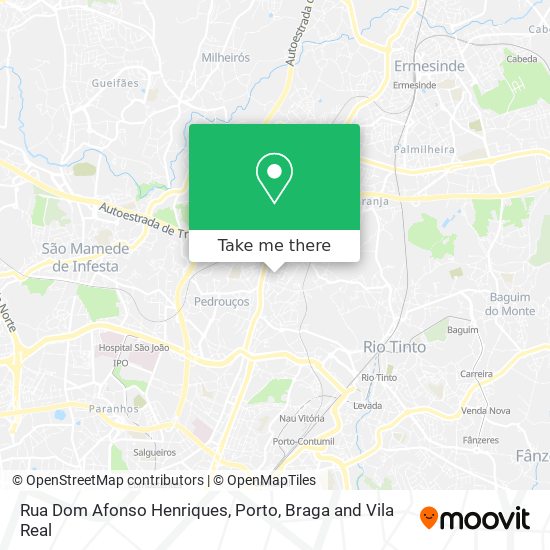 Rua Dom Afonso Henriques map