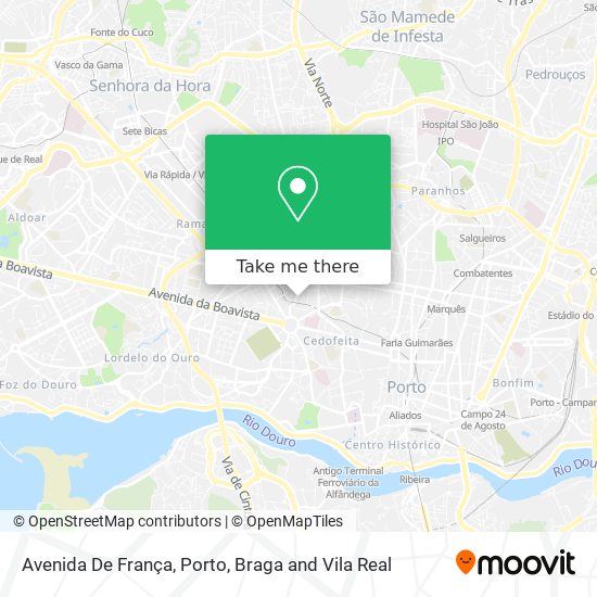 Avenida De França map