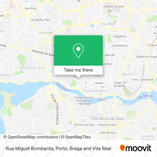 Rua Miguel Bombarda map