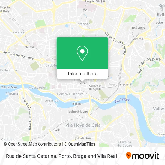 Rua de Santa Catarina map