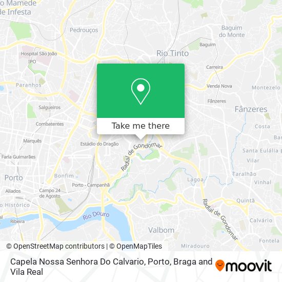 Capela Nossa Senhora Do Calvario mapa