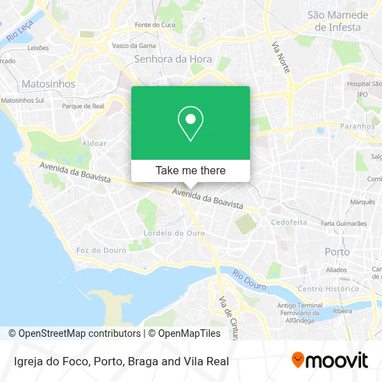 Igreja do Foco map