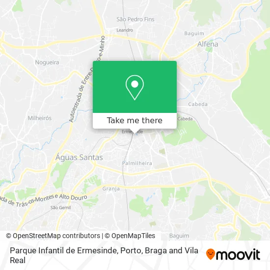 Parque Infantil de Ermesinde map