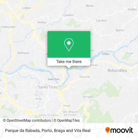 Parque da Rabada map