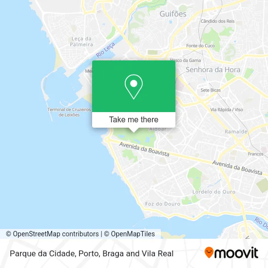 Parque da Cidade map