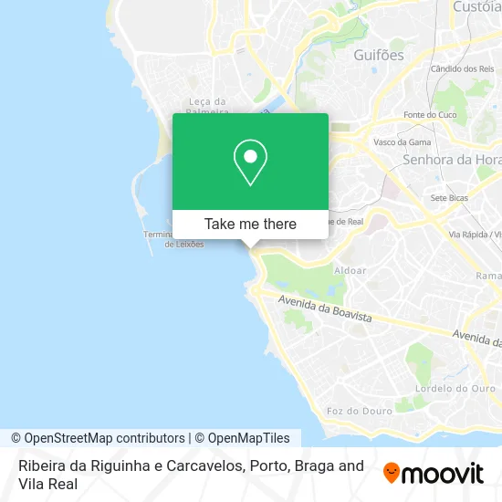 Ribeira da Riguinha e Carcavelos map