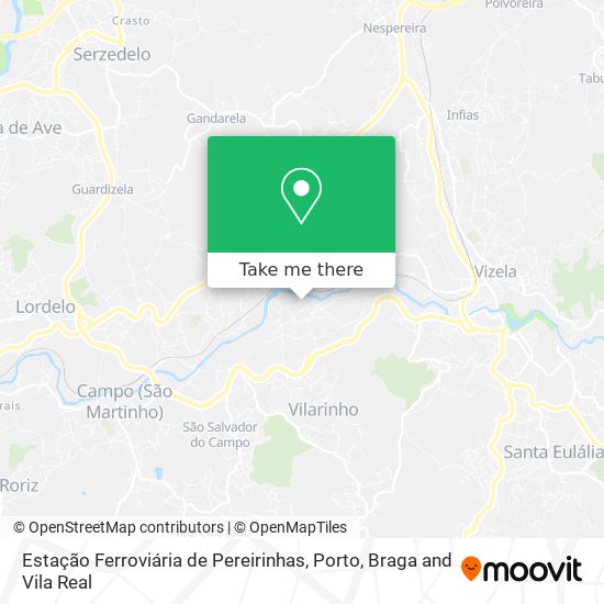 Estação Ferroviária de Pereirinhas map