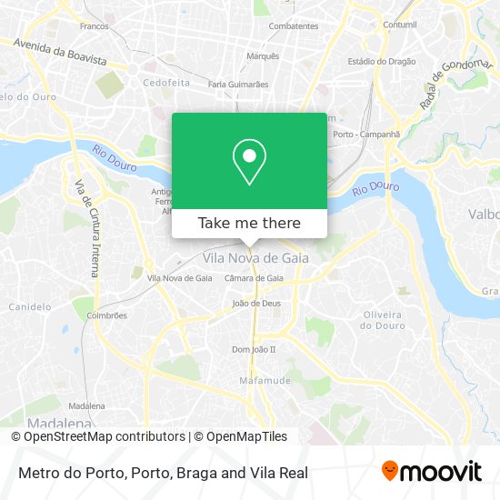 Metro do Porto map