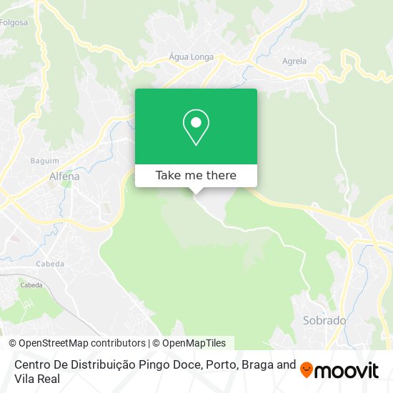 Centro De Distribuição Pingo Doce map