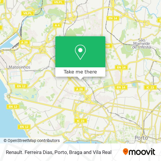 Renault. Ferreira Dias map
