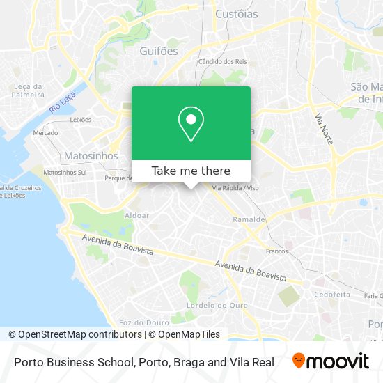 Porto Business School map