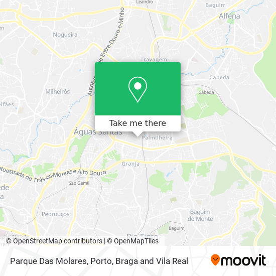 Parque Das Molares map