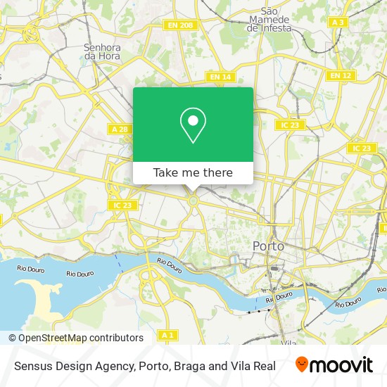 Sensus Design Agency map