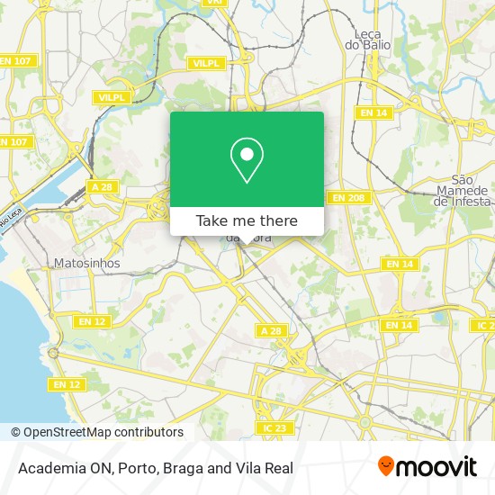 Academia ON map