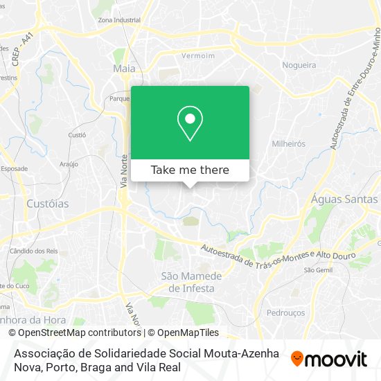 Associação de Solidariedade Social Mouta-Azenha Nova map