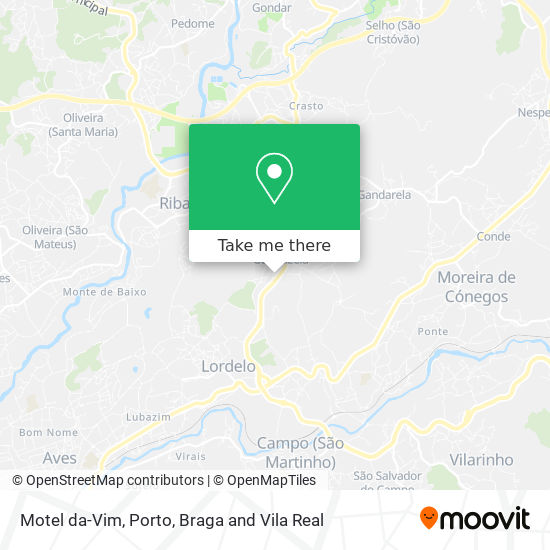 Motel da-Vim map