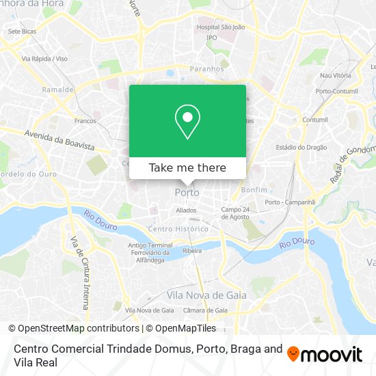 Centro Comercial Trindade Domus map