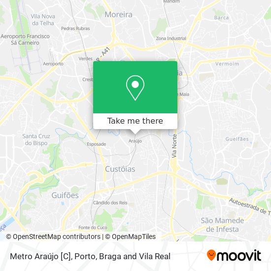 Metro Araújo [C] map
