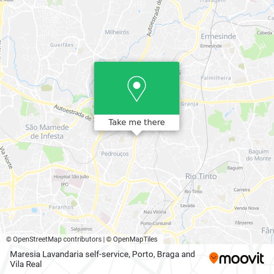 Maresia Lavandaria self-service map