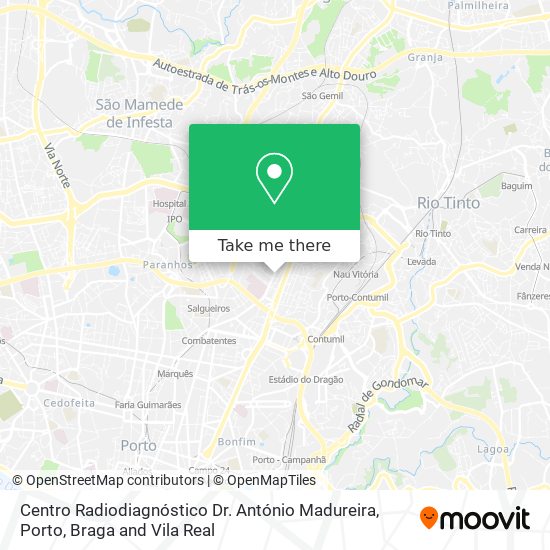 Centro Radiodiagnóstico Dr. António Madureira map