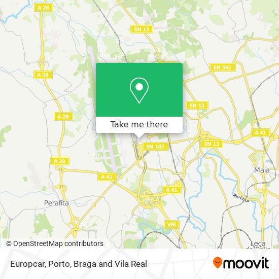 Europcar map