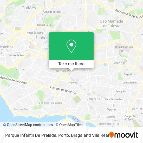 Parque Infantil Da Prelada map