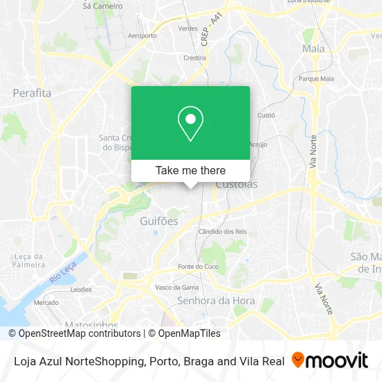 Loja Azul NorteShopping map