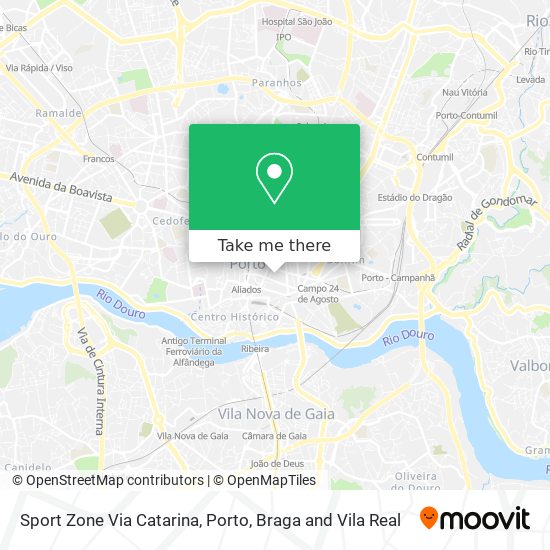 Sport Zone Via Catarina map