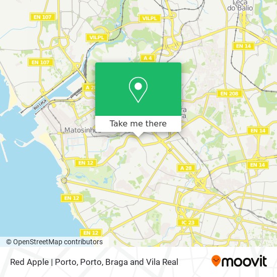 Red Apple | Porto map