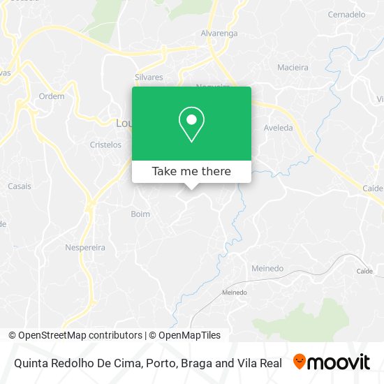 Quinta Redolho De Cima map